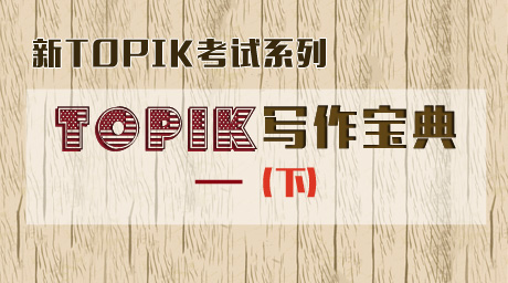 【新TOPIK考试系列】TOPIK写作宝典一(下)